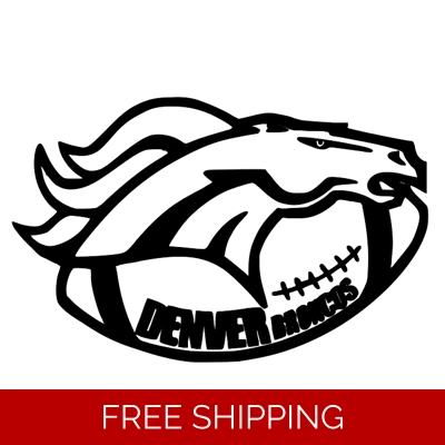 NFL Football Denver Broncos Die Cut Vinyl Decal sticker NFL Football Denver Broncos Die Cut Vinyl Decal sticker